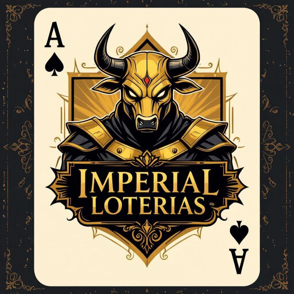 Golden Face Supervillain Playing Card in Art Nouveau Comic S...