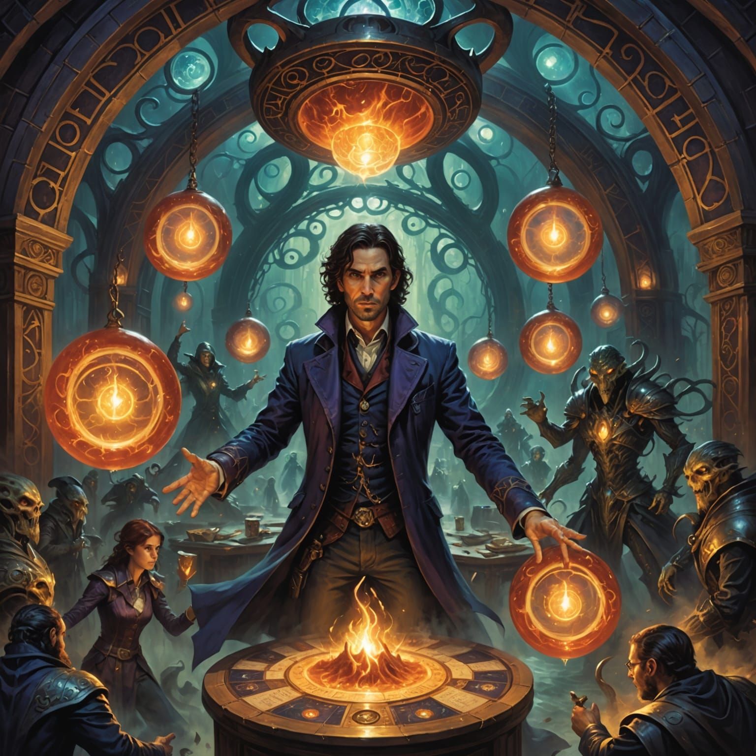 Celestial Sorcerers Unite in an Otherworldly Convergence