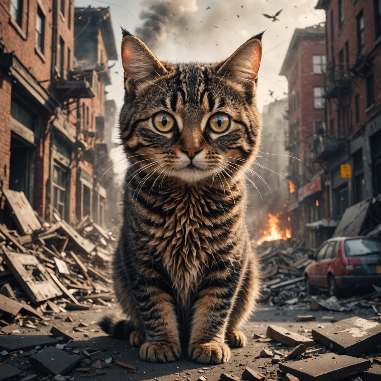 AI Generated Image of Catastrophic Event