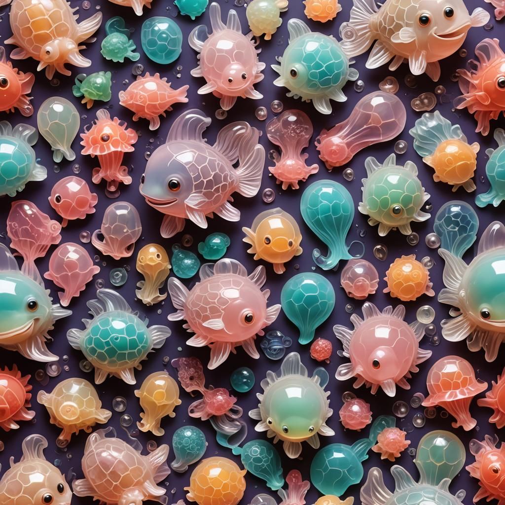 Ethereal Fantasy: Hyperdetailed Bioluminescent Jellyfish