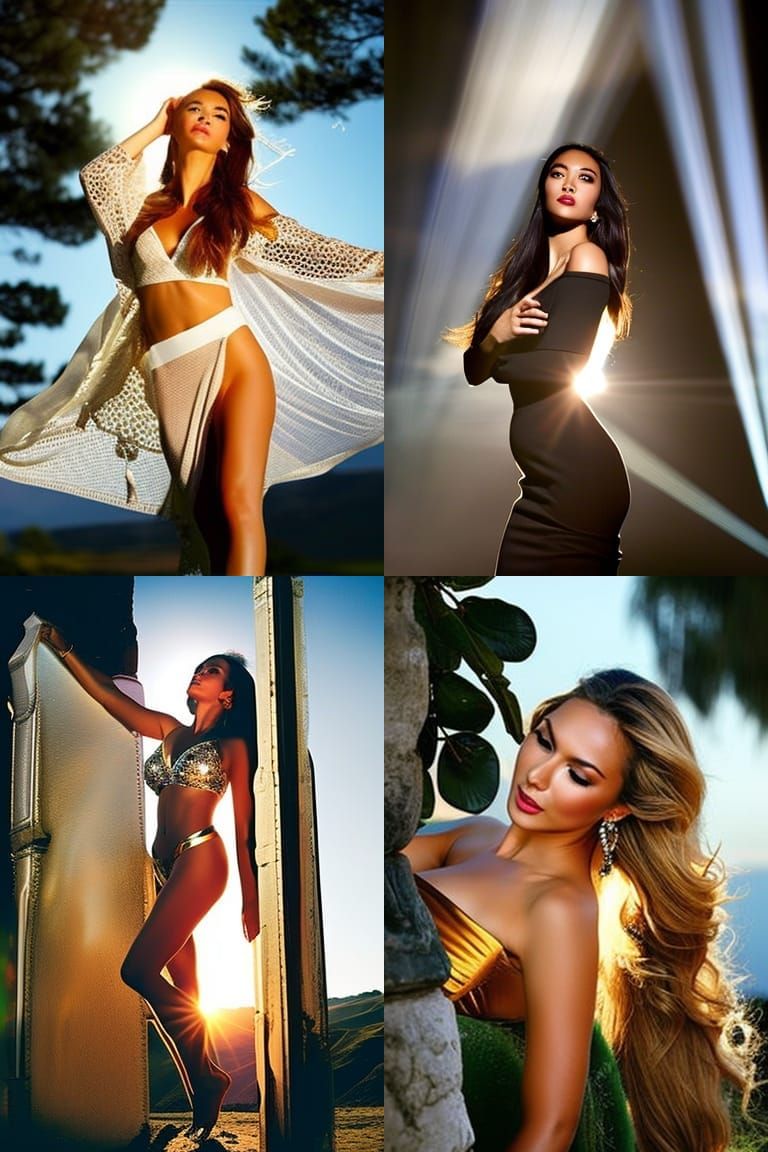 Divine Woman in Soft Light Photo