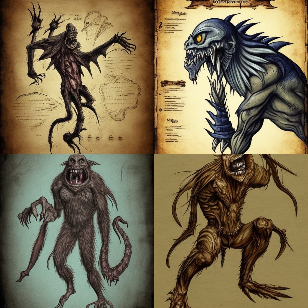 Magic Ghoul: Detailed DnD Monster Illustration