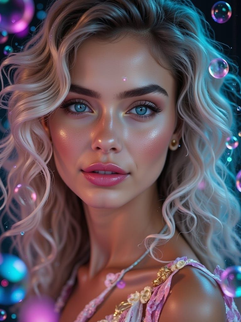 Stunning Kurdish Girl Portrait in Film Style