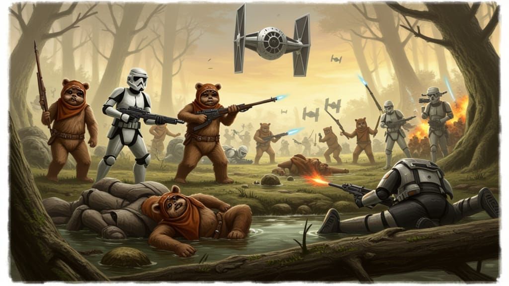 LoRA Model Output: Endor Style