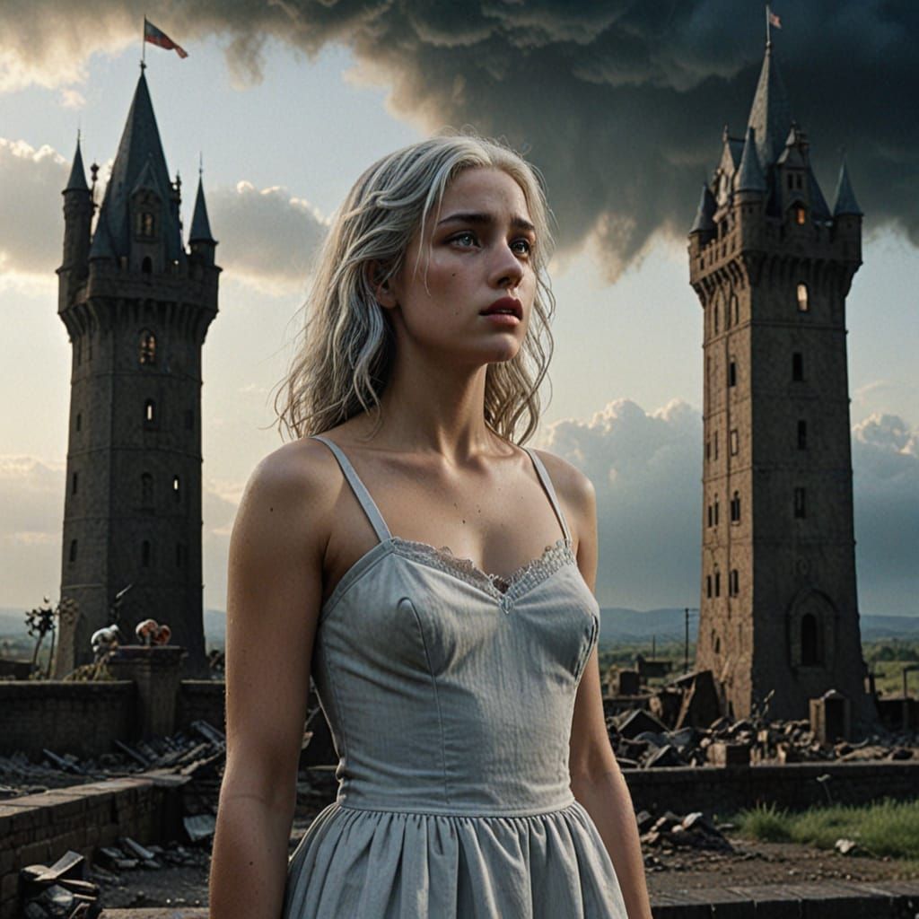 Super Mario at the Tower of Despair: Cinematic Still