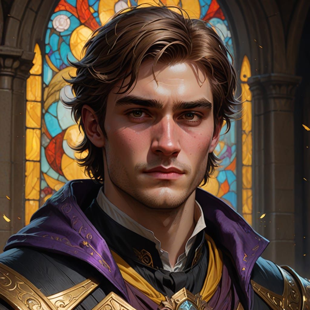 Young Cedric Diggory in Hyperdetailed Portrait Art