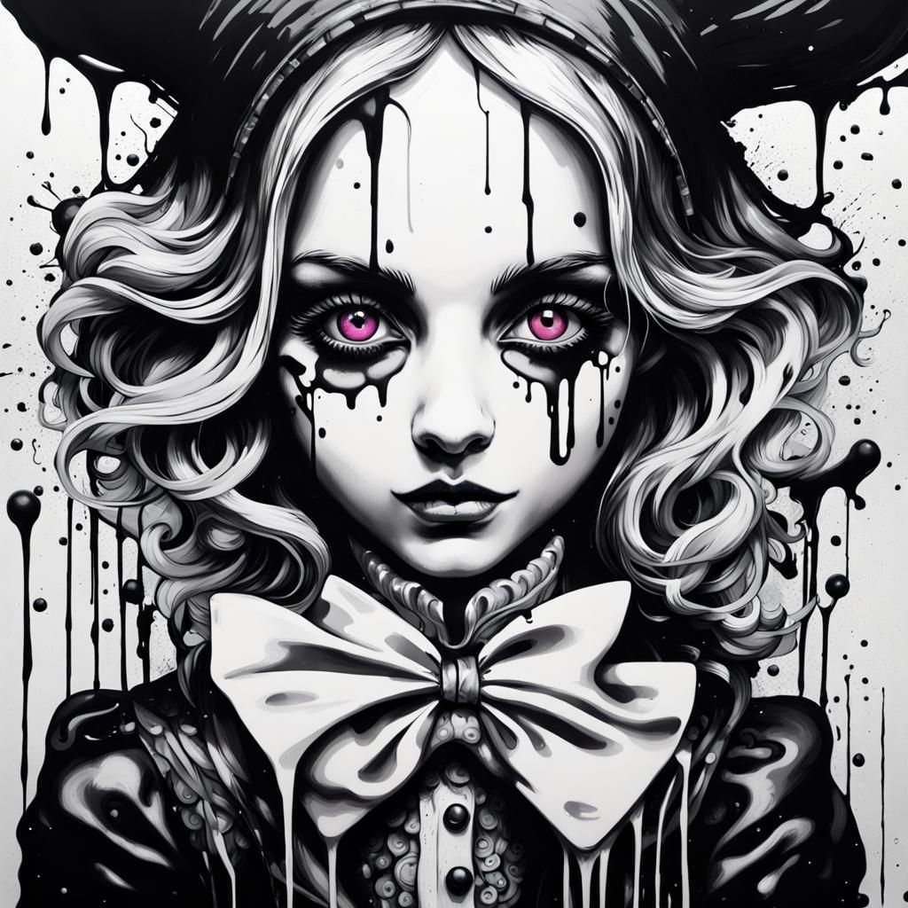 " Alice à l'encre noire "