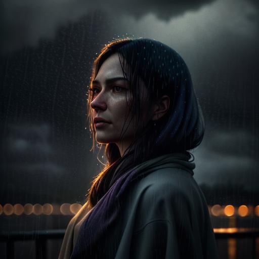 A Lonely Soul

In twilight's hush, a solitary sigh,
A heart ...