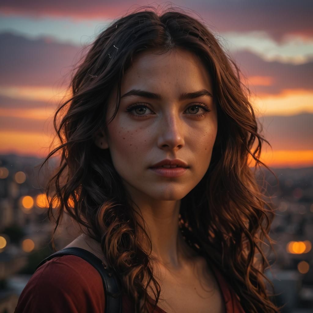 Macro Photograph of a Woman in Ultra-HD