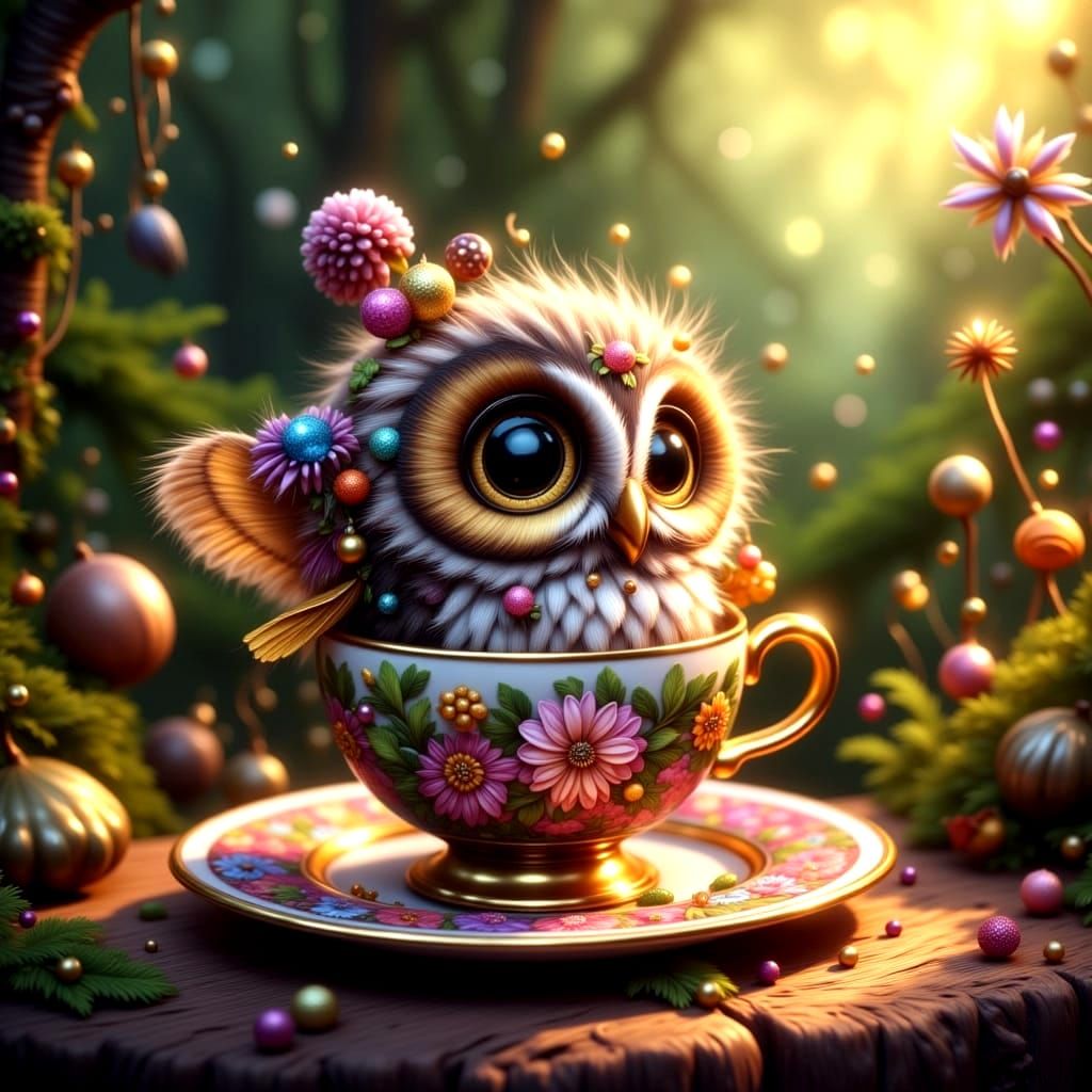 Owls in Teacups