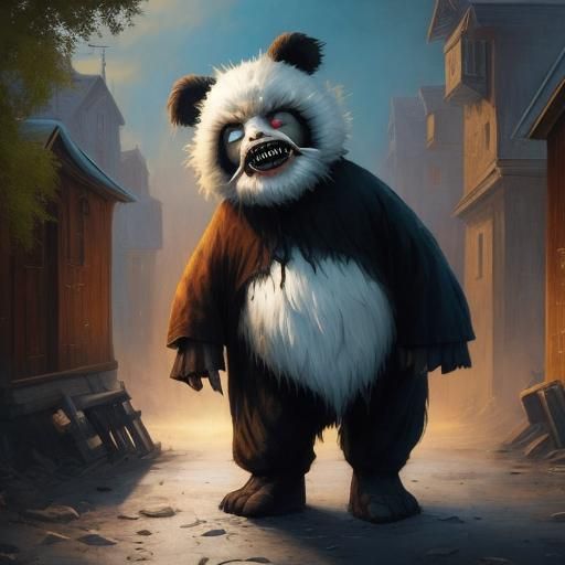 Melancholic Scene Inspired by Surrealist Style