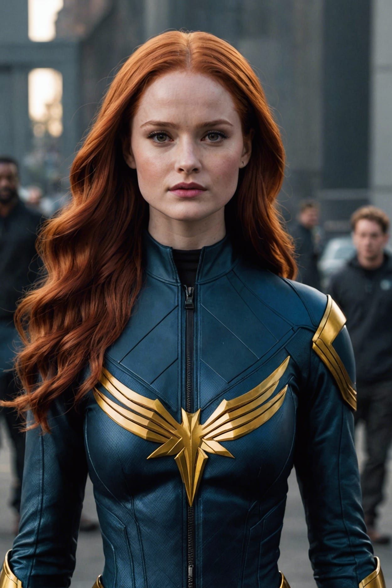 Madelaine Petsch as Dark Phoenix: Cinematic Marvel Portrait