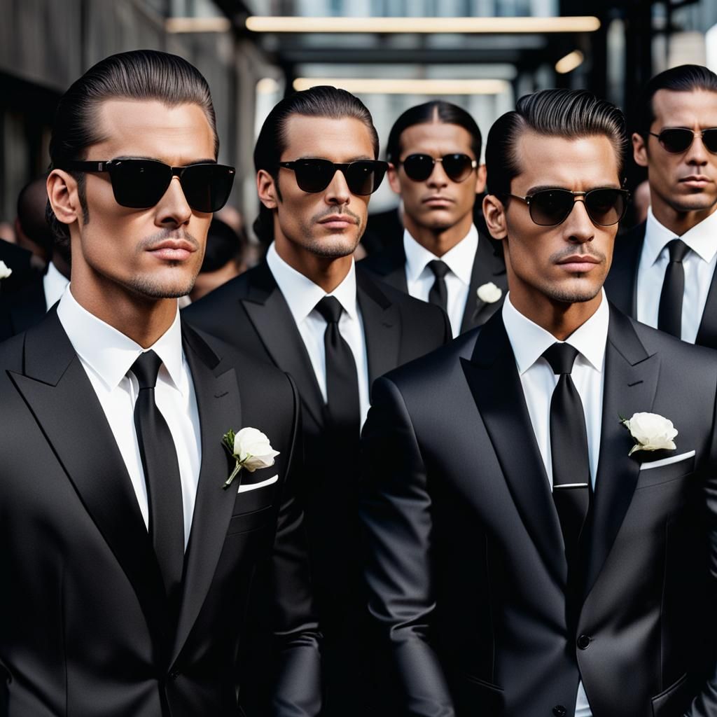 Young Bodyguards in Suits and Shades