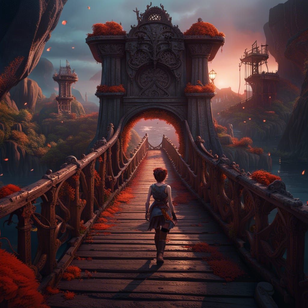 The bridge to the land of dead