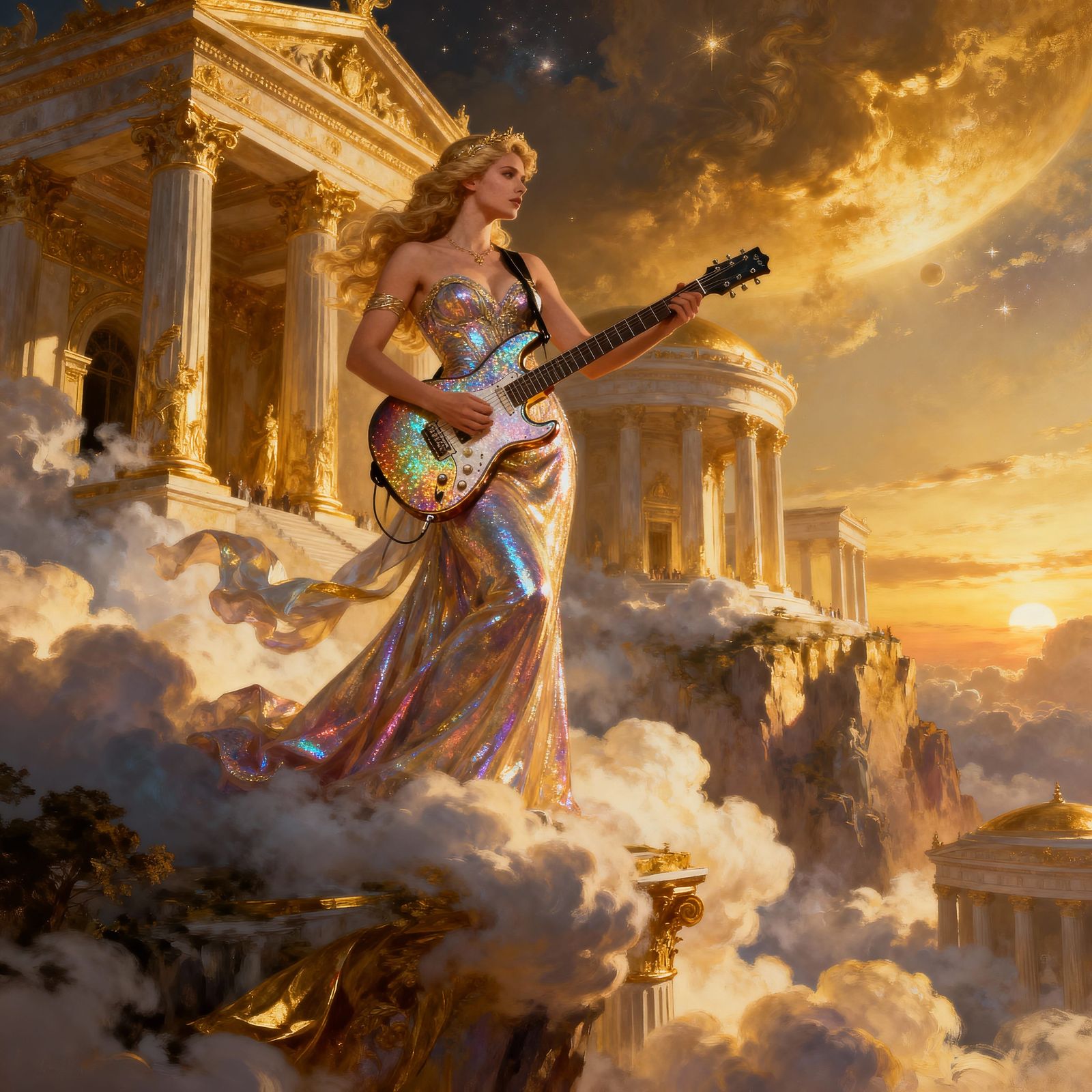 Rock Goddess Aphrodite Overlooking Olympus