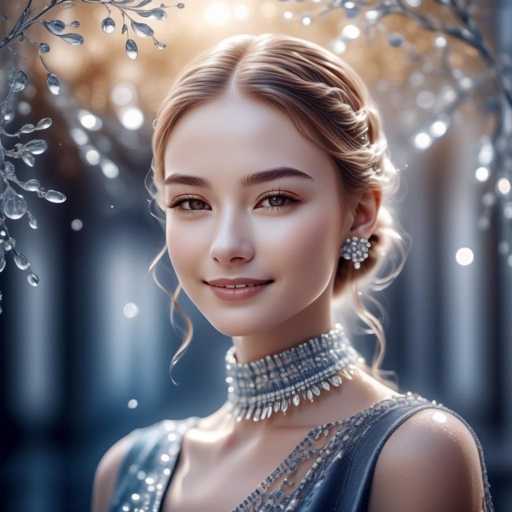 Golden Hour Portrait of a Girl in 8K