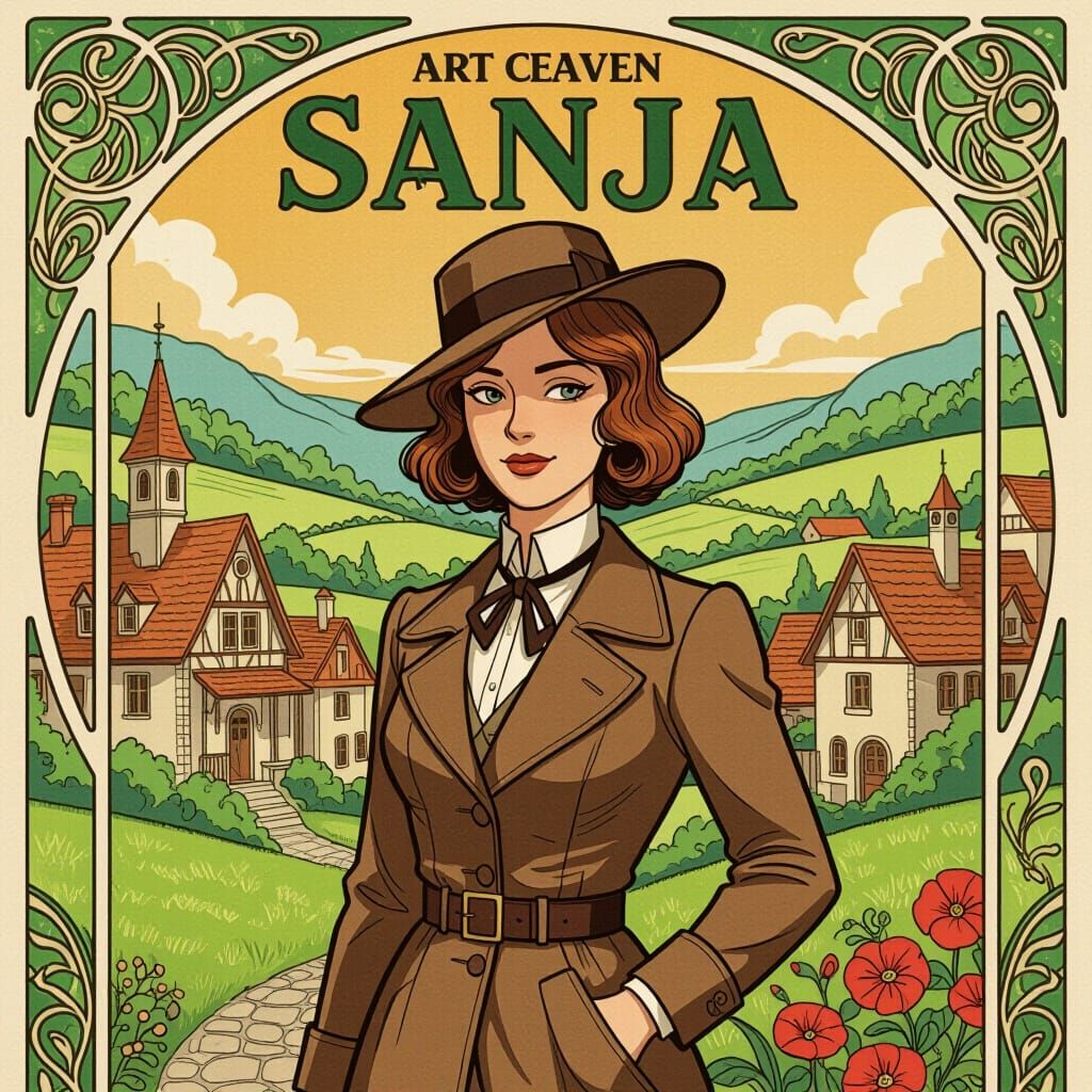 Art Nouveau Detective Investigates Quaint Village