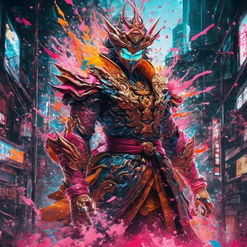 Yoshimitsu Tekken Graffiti Art in Kyoto