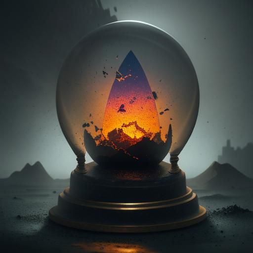 City in Hourglass: Cinematic Comic Book Art