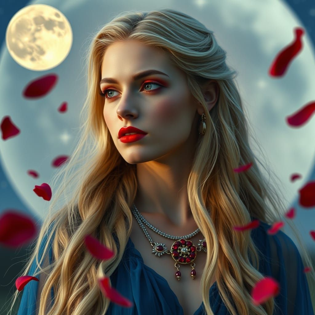 Goddess of Elegance in Cinematic Splendor