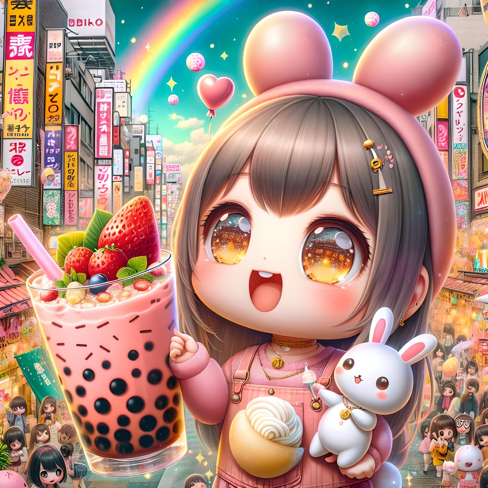 Super Adorable Chibified Japanese girl