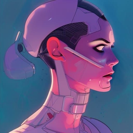 Cyberpunk Edgerunner Character Concept Art