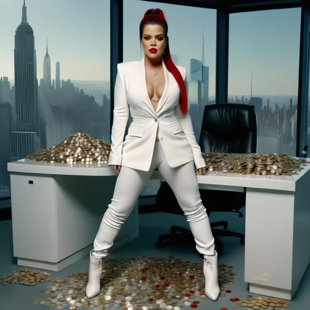 Khloe Kardashian: Cinematic Office Portrait