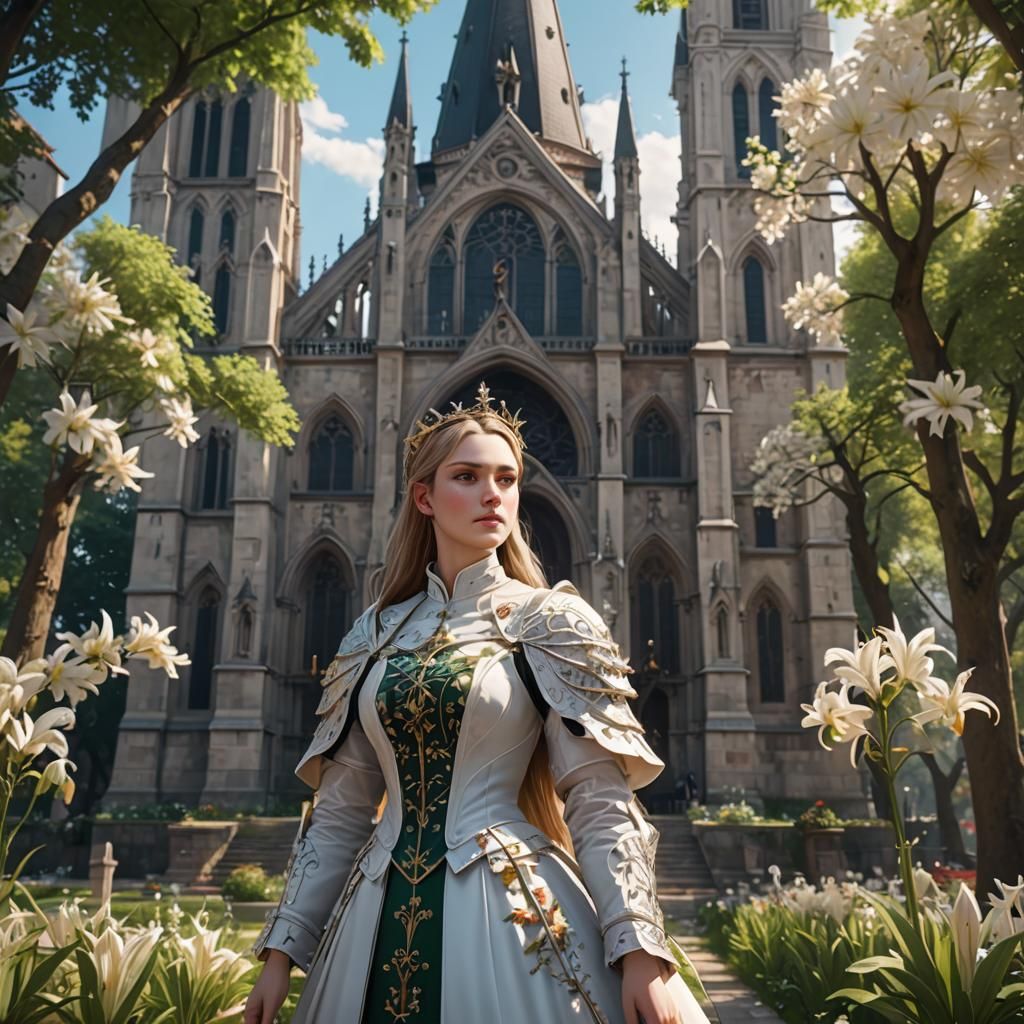 Saint Elisabeth of Hungary in Anime Style