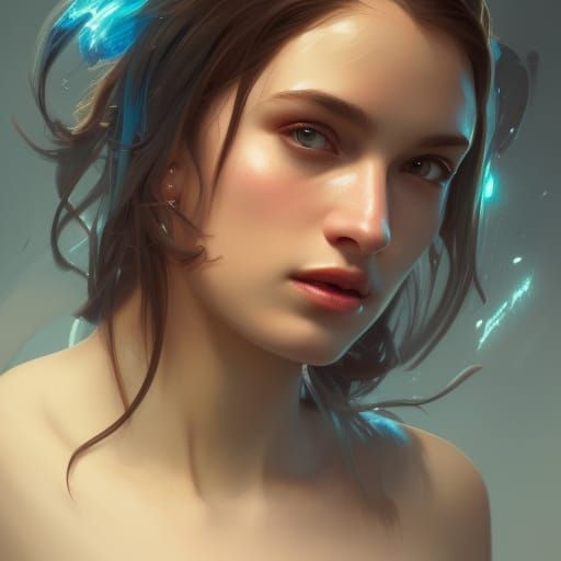 Detailed Portrait in Artstation Style