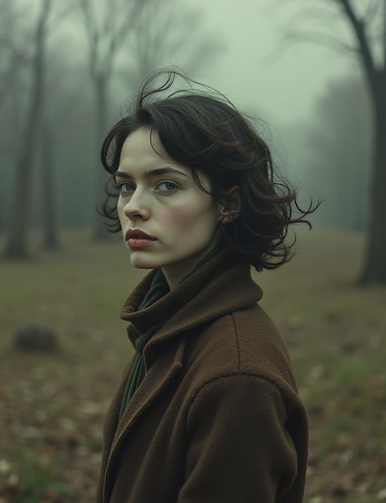 Melancholic Street Scene in Leiter and Sieff Style