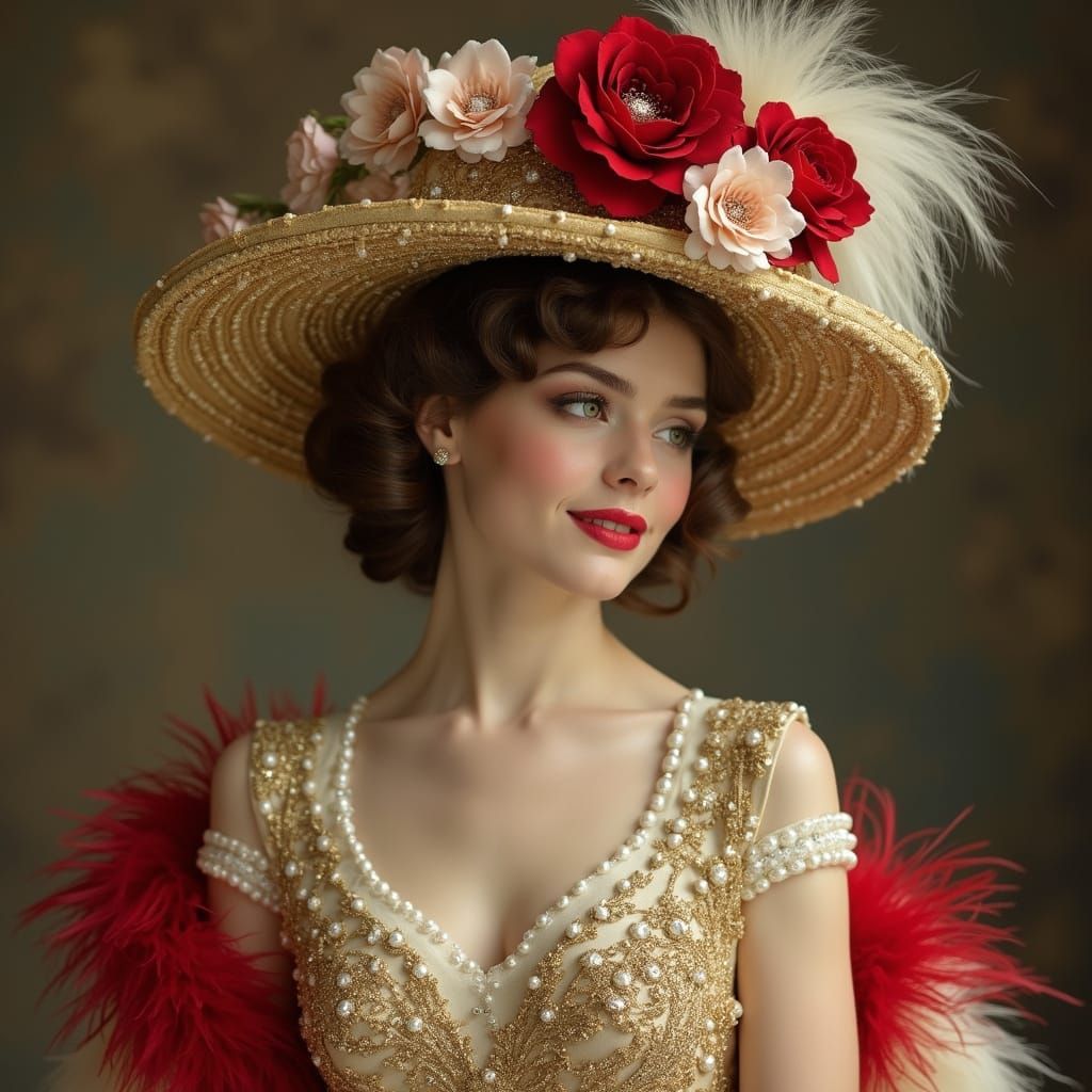 Young woman, 20s, light skin,  European features,  with a so...