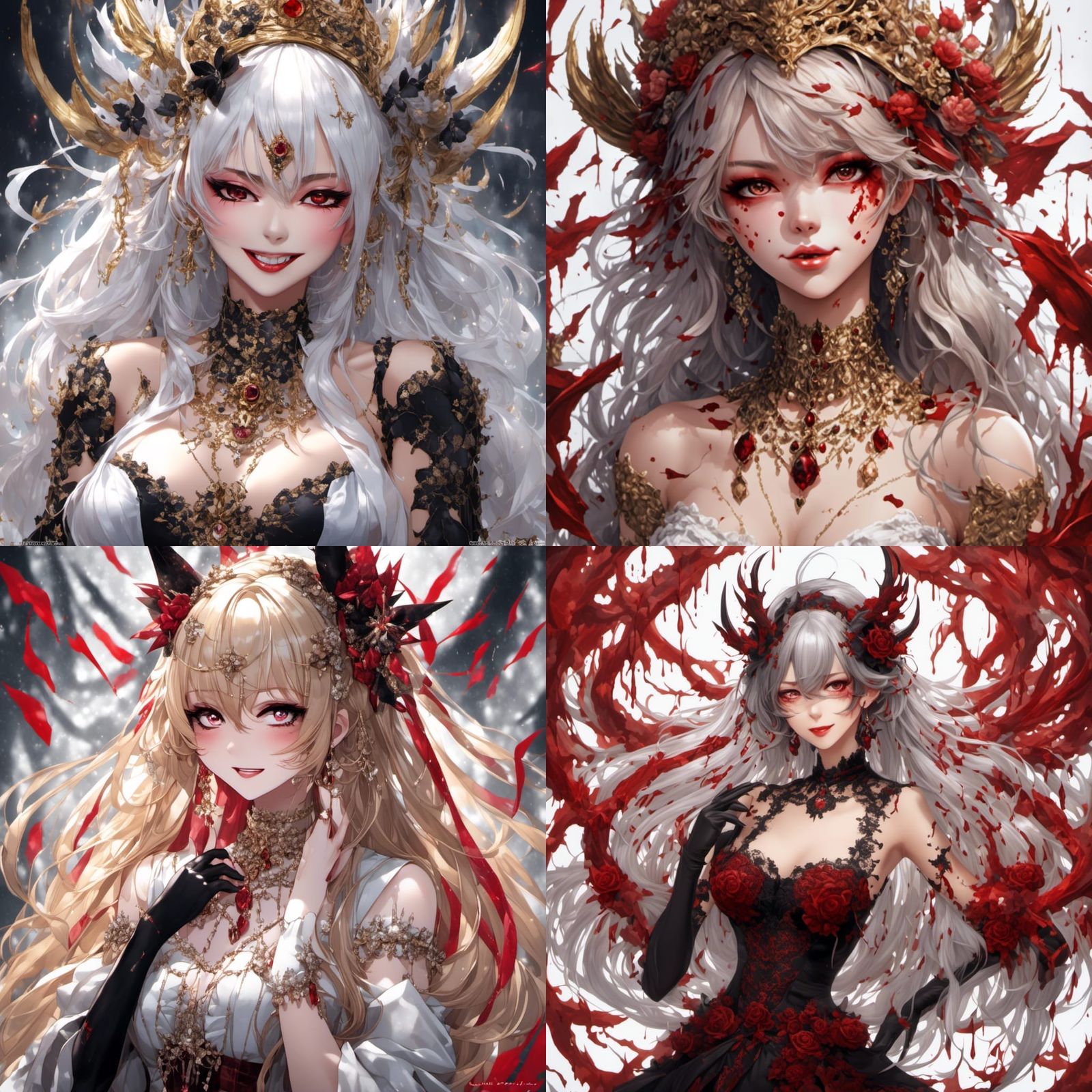 Anime Portrait of a Ruthless Socialite