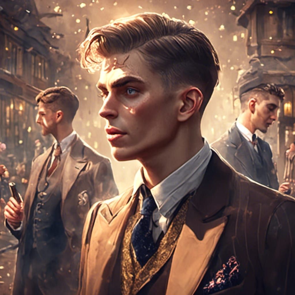 Thomas Shelby Portrait with Artistic Lora