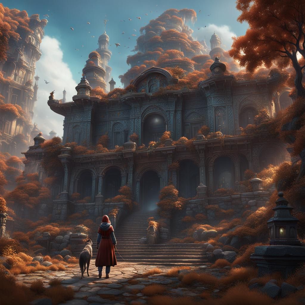 Worried Owner Search: Detailed Matte Painting