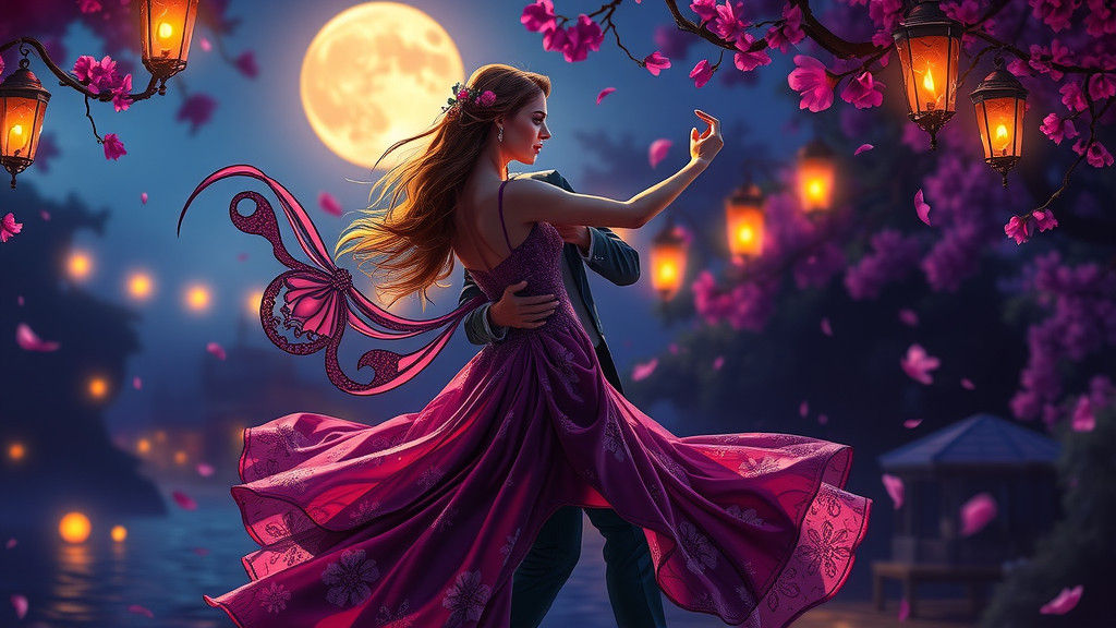 Passionate Tango Dancers in Dreamlike Buenos Aires