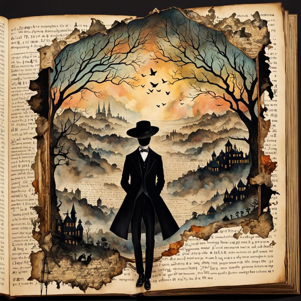 Ethereal Surrealists Share Mysterious Moment in Vintage Dark...