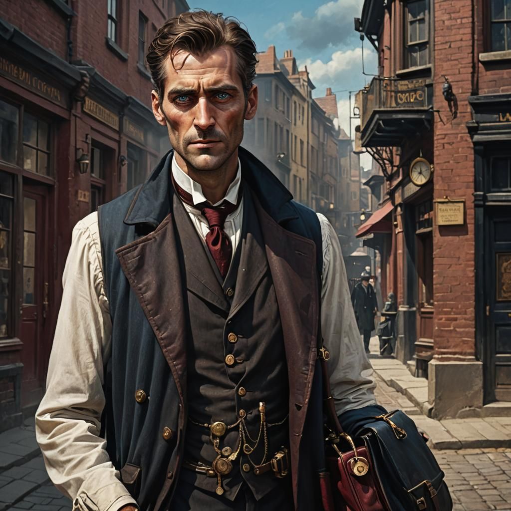 Doctor Livesey: Confident Fantasy Concept Art