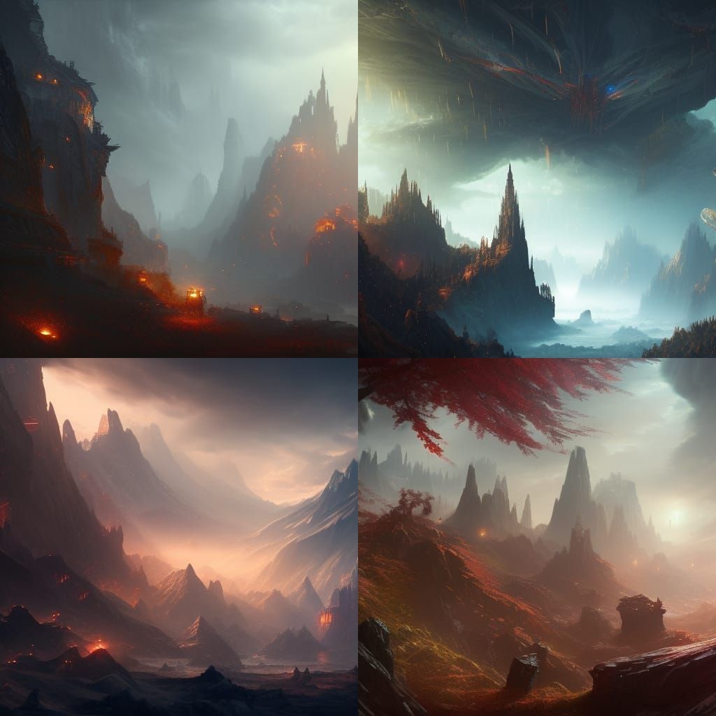 Dark Fantasy Concept Art in 8k Resolution