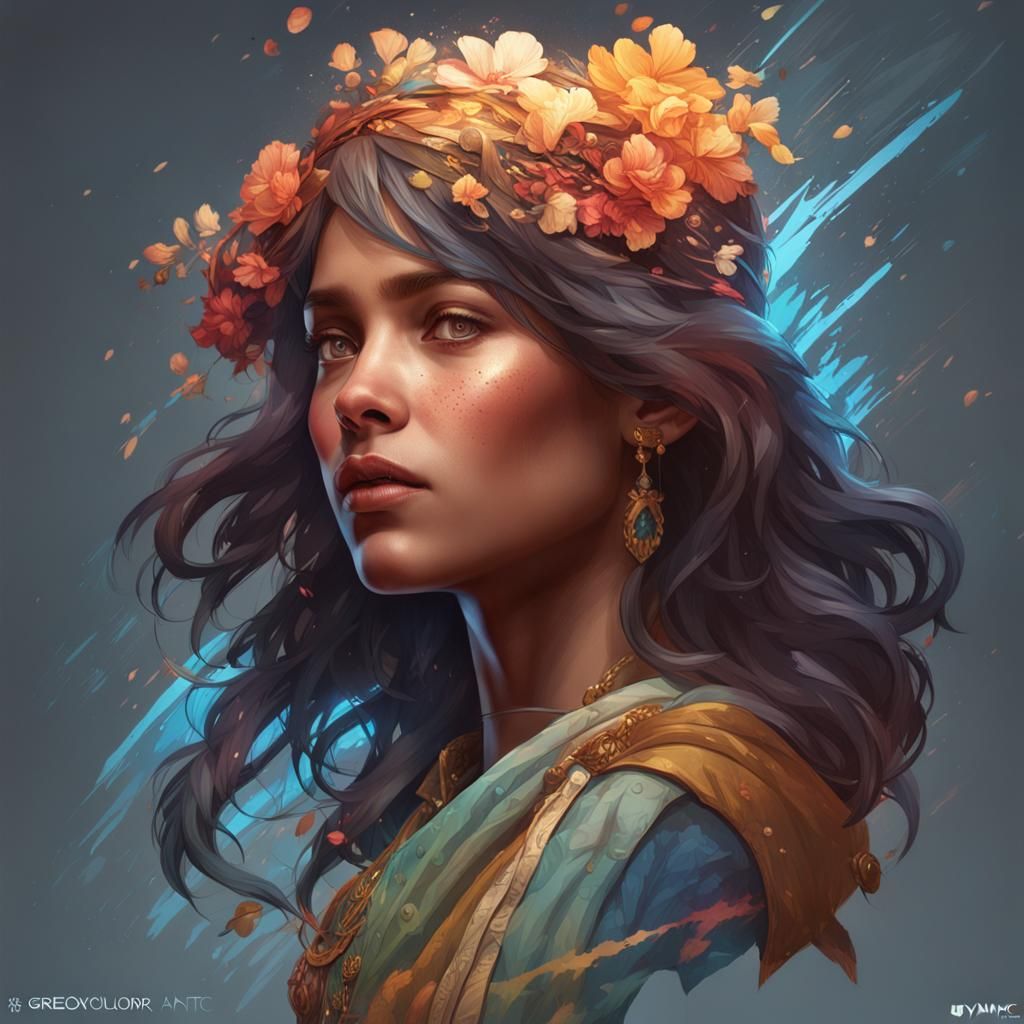 Detailed Portrait with Dynamic Lighting