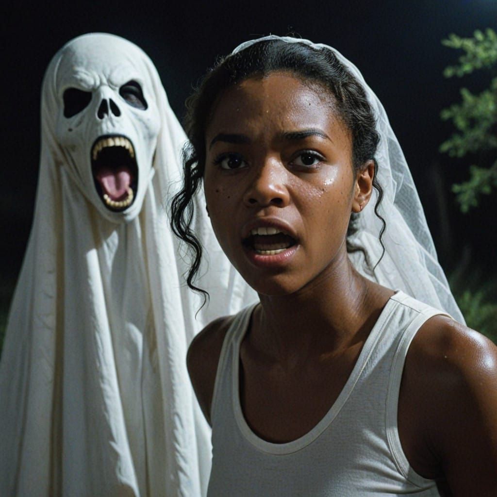 Ethereal Horror Chases a Young Black Woman Through a Dark Ni...