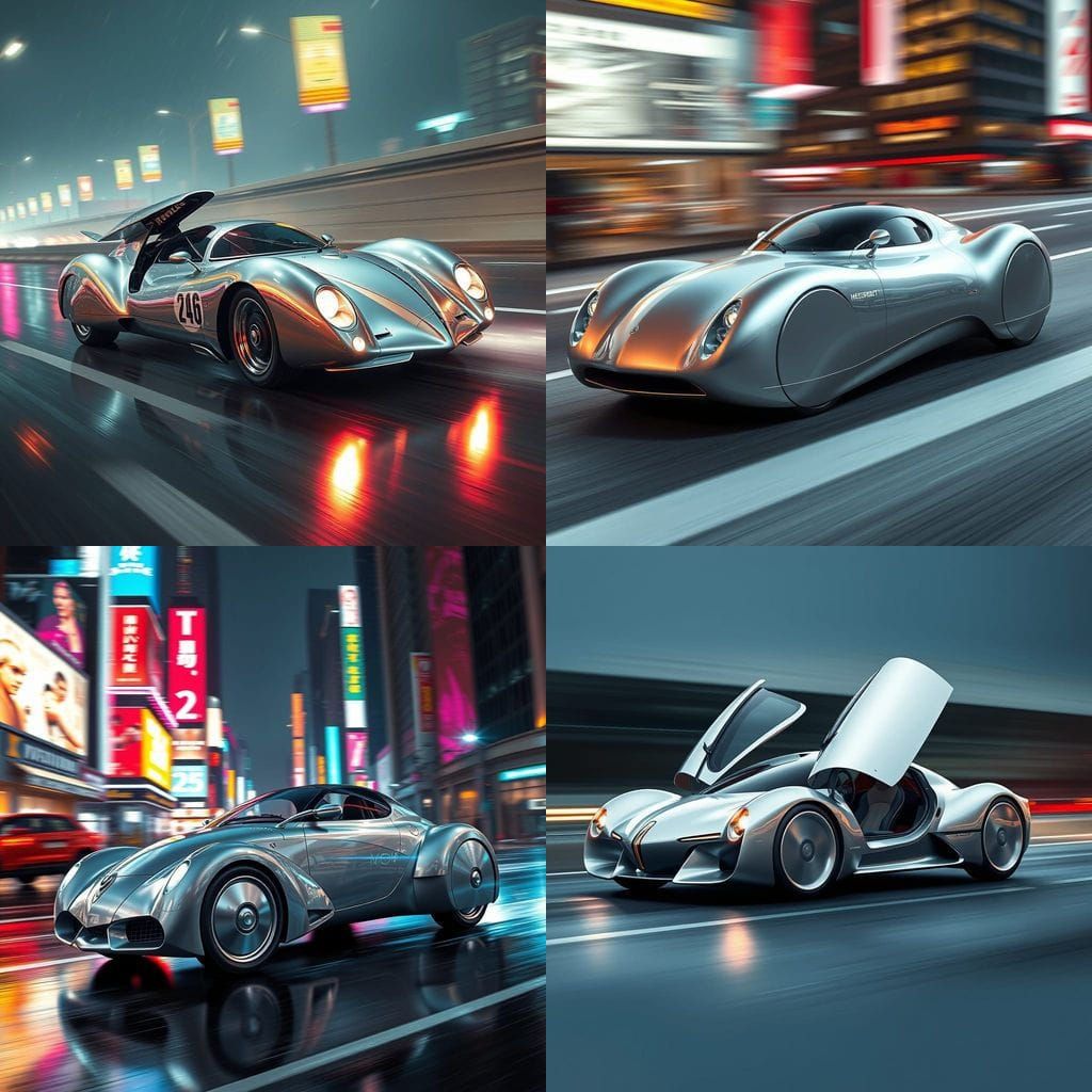 Cyberpunk Vision of the Messerschmitt KR200