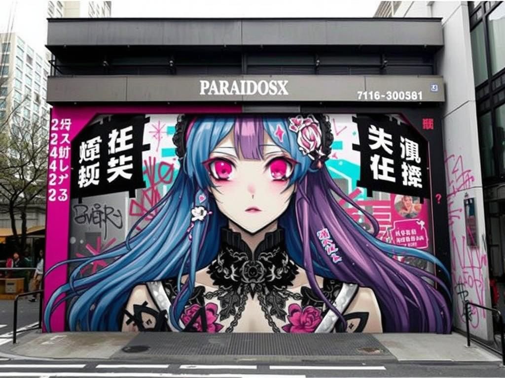 Paradox Catalyst maximalist Shoujo Awake Suisei graffiti street art Harajuku