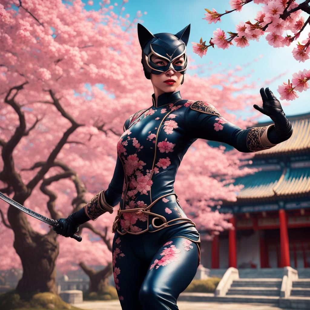 Chinese-style catwoman 4
