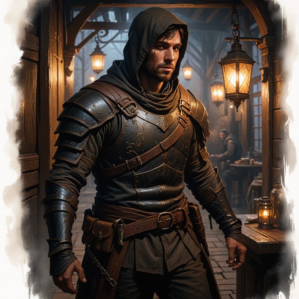 Stealthy Thief in a Golden Tavern