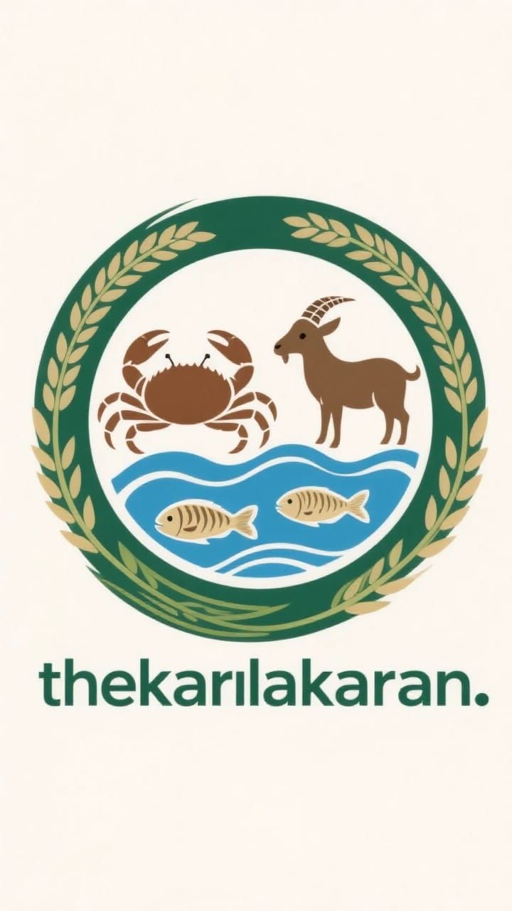 Minimalist Kerala Emblem Logo Design