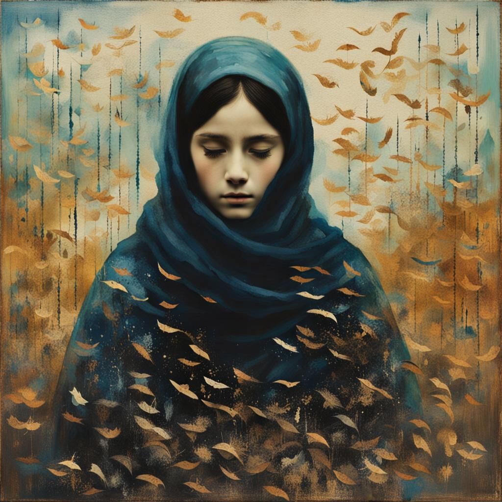 Elegant Calligraphy Exploring Infinite Consciousness