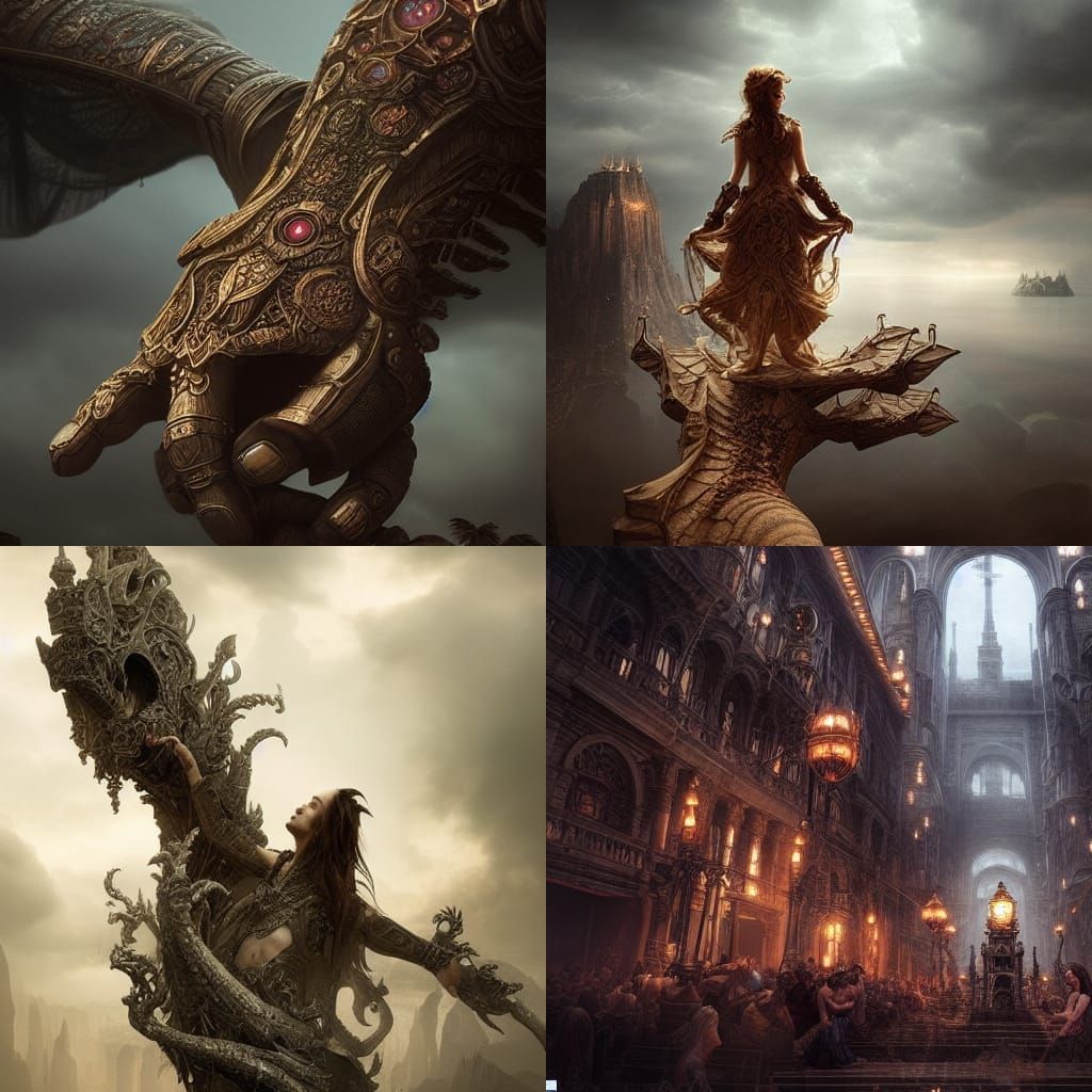 Holding a Soul: Epic Digital Matte Painting