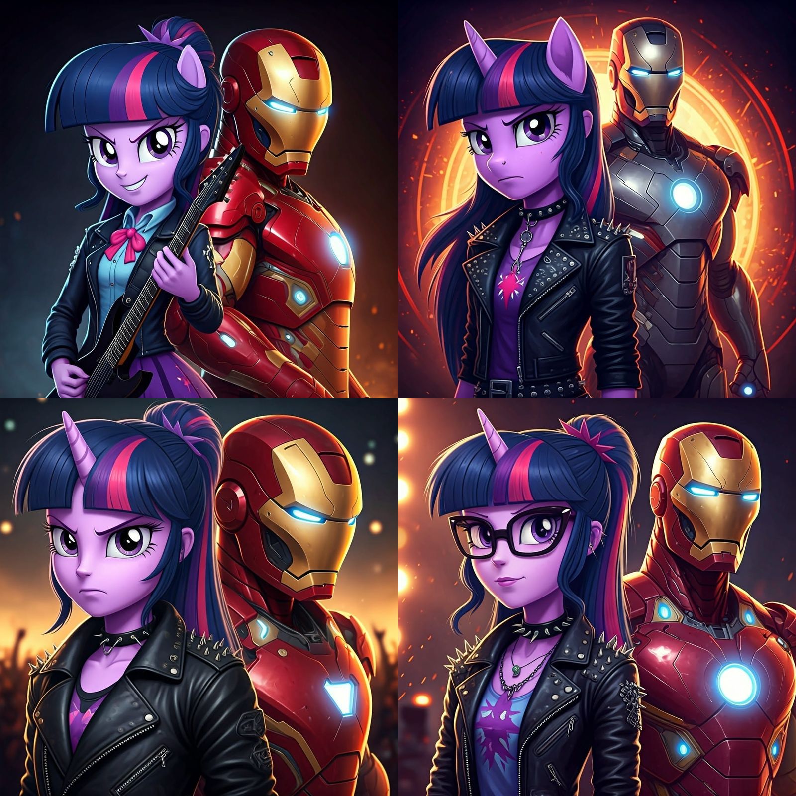 Epic Heavy Metal Duo: Twilight Sparkle and Iron Man Unleash ...