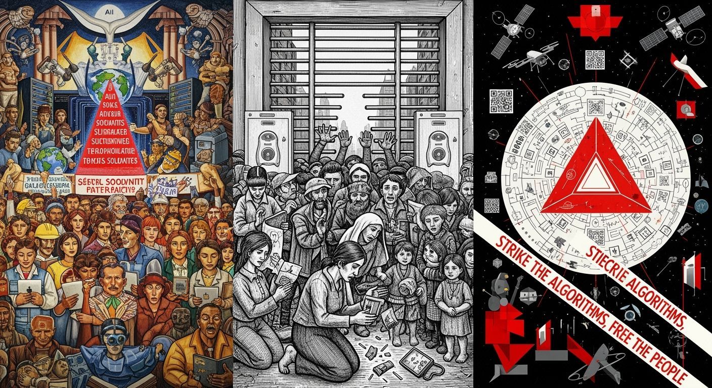 Digital Triptych Mural: Historic Styles Reimagined for 2025