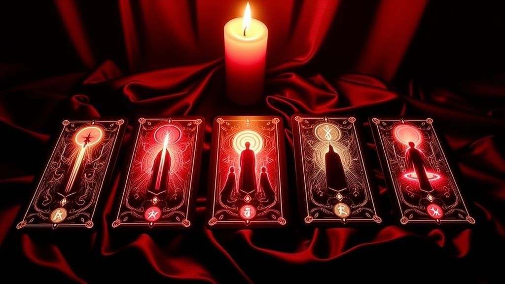 Dark Tarot Reading Featuring Major Arcana Cards